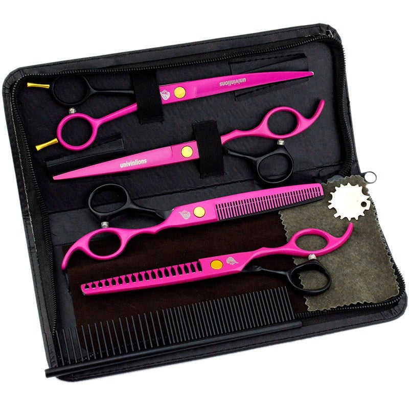 7" pet shears dog grooming scissors cutting dog trimmer animal clippers dog hair clippers curved scissors pet grooming scissors