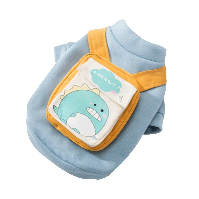 autumn winter cute sweater puppy dog stereo pineapple backpack cute breathable cat chihuahua Teddy Dog pet clothes