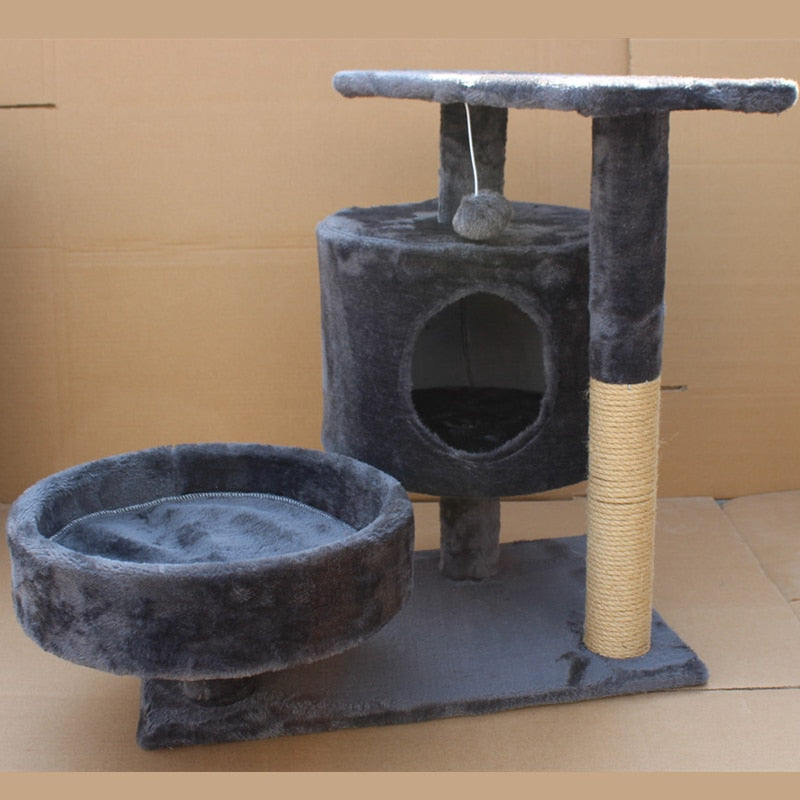 Cat's Climbing Tree Tower Pets Play Tree Scratching Tree arbre a chat Climbing Jumping Toy Frame Pets rascador gato