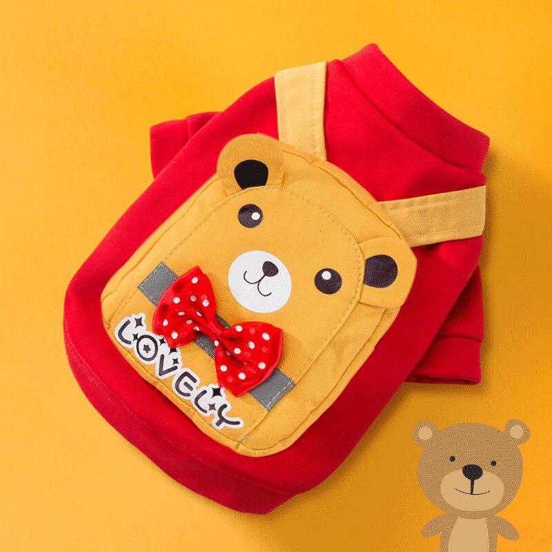 autumn winter cute sweater puppy dog stereo pineapple backpack cute breathable cat chihuahua Teddy Dog pet clothes