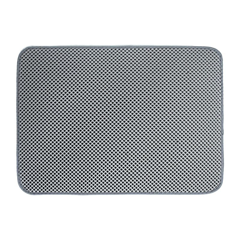 Waterproof Pet Cat Litter Mat Double Layer Litter Trapping Pads Cat Bed Pets Litter Box Mat Pet Product Bed For Cats House Clean