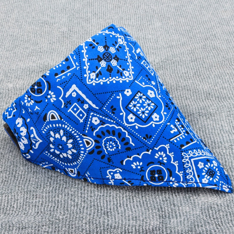 Pretty&Better Dog Bandanas Large Pet Scarf Pet Cotton Plaid WashableBow ties Collar Cat Dog Scarf Large Dog Accessories Kerchief