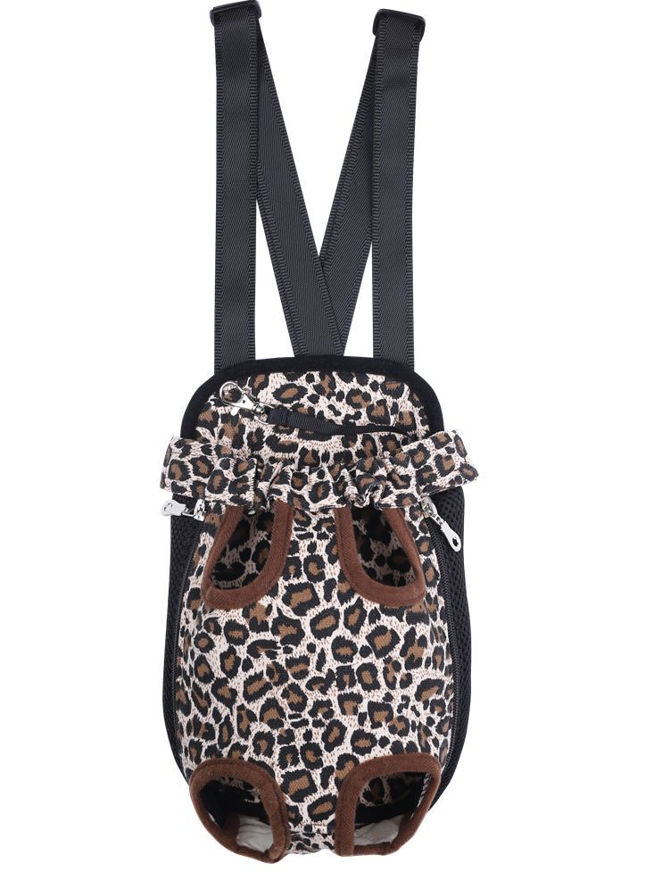 Pet Carrier Dog Front Chest Backpack Five Holes Backpack Dog Outdoor Carrier Tote Bag Sling Holder Mesh Cat Puppy Dog Carrier