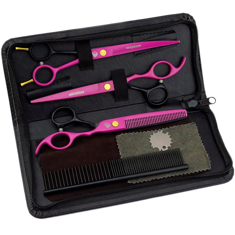 7" pet shears dog grooming scissors cutting dog trimmer animal clippers dog hair clippers curved scissors pet grooming scissors