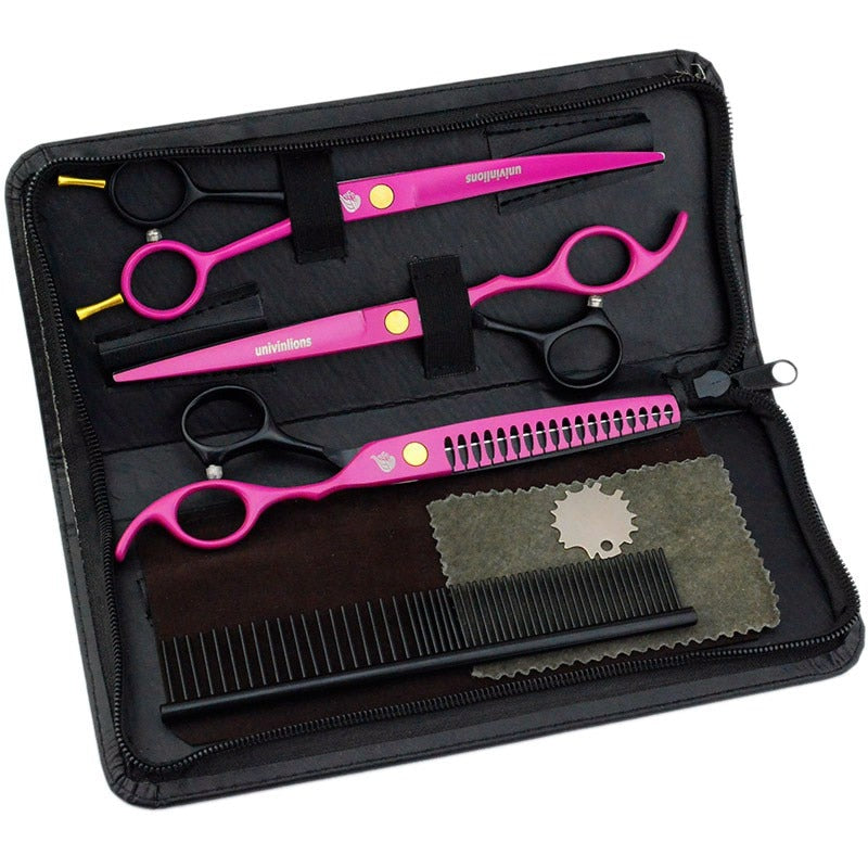 7" pet shears dog grooming scissors cutting dog trimmer animal clippers dog hair clippers curved scissors pet grooming scissors