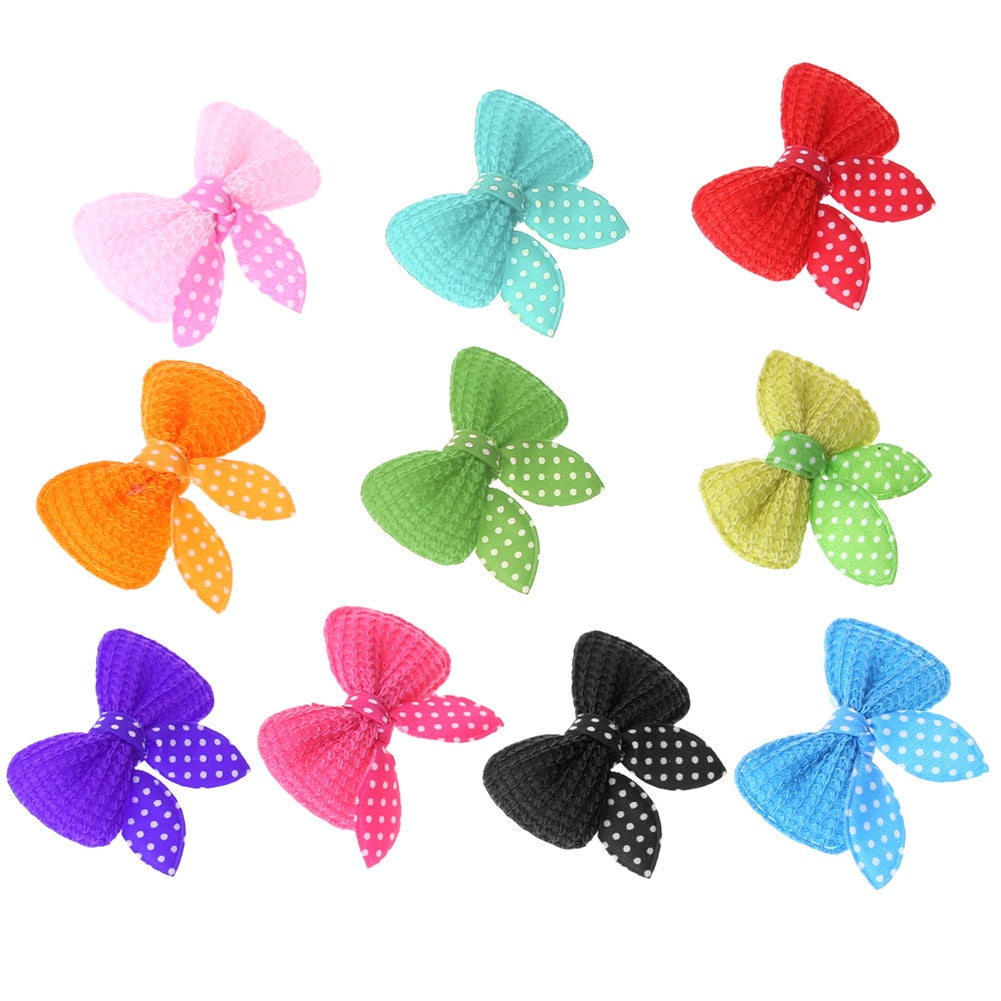 10-30pcs Pet Dog Hairpin Cat Beauty Supplies Bow Hairpin Pet Hair Clip Headdress Small Puppy Cat Hair Clip Pet Hair Accessories