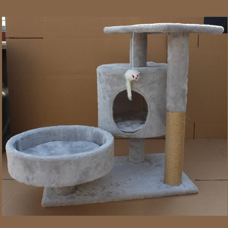 Cat's Climbing Tree Tower Pets Play Tree Scratching Tree arbre a chat Climbing Jumping Toy Frame Pets rascador gato