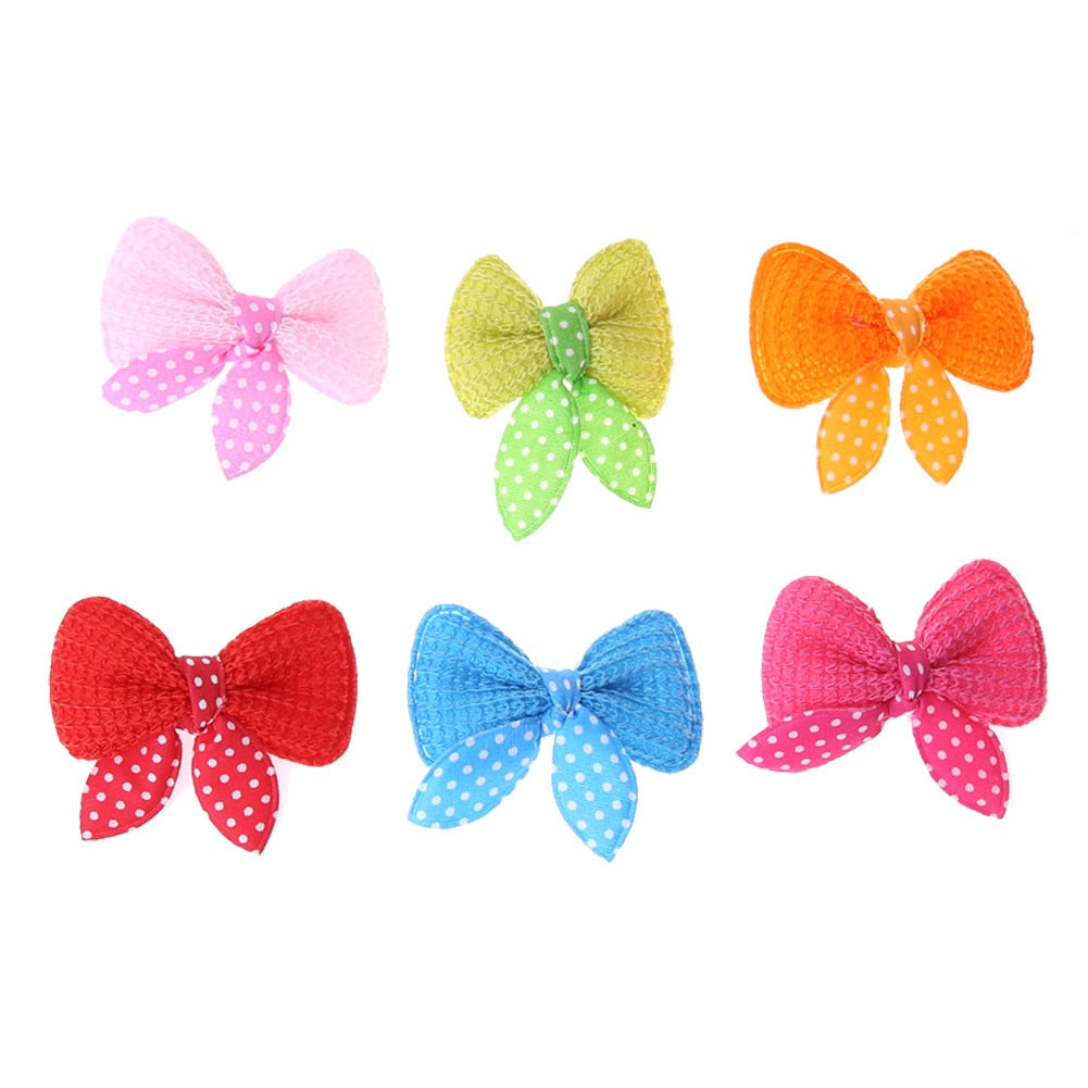 10-30pcs Pet Dog Hairpin Cat Beauty Supplies Bow Hairpin Pet Hair Clip Headdress Small Puppy Cat Hair Clip Pet Hair Accessories