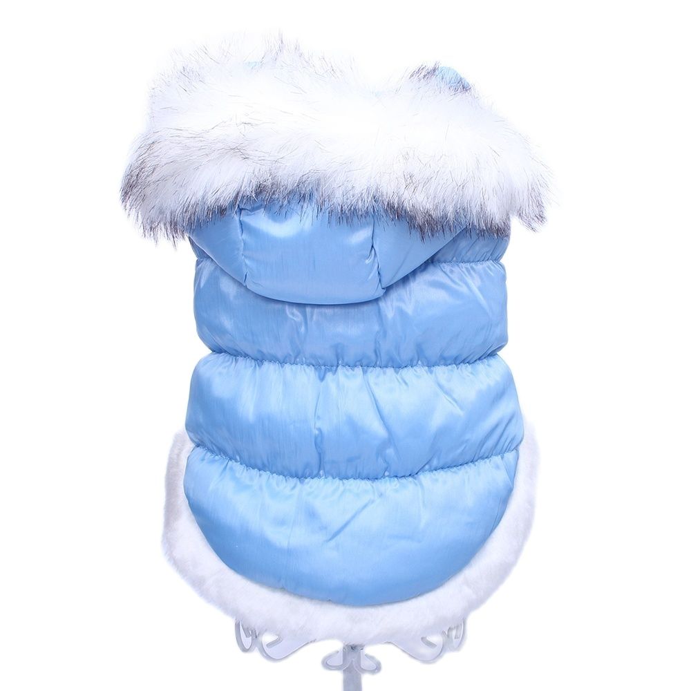 Dog Cat Warm Coat Jacket Pet Puppy Hoodie Dress Winter Clothing Outfit 3 Colours