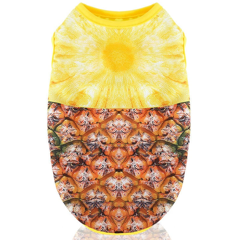 New Solid Color Sleeveless Summer Clothes Simple Puppy Dog Accessory Dog Shirt Striped Cat T-shirt Summer Dog Clothes Pet Vest
