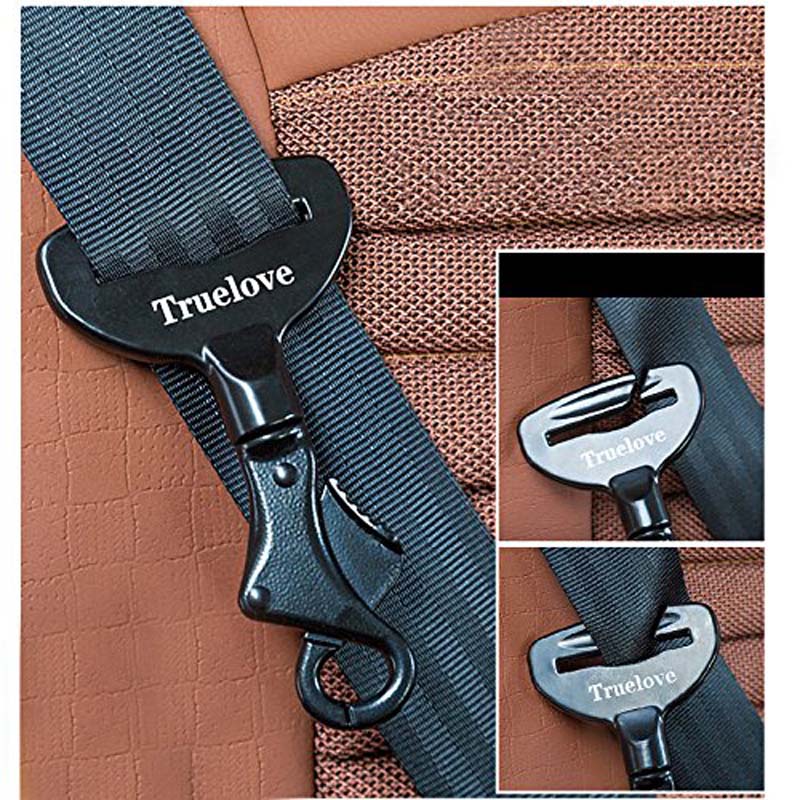 Truelove Pet Vehicle Car Dog Seat Belt Locking Snap for Harness Collar Leash Supplies Safety Clip for Dog Safety Car Seat Belt