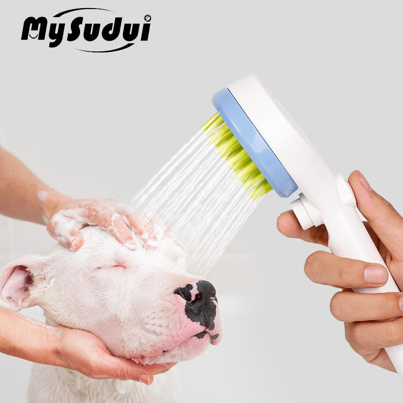 Pet Dog Cat Dog Bath Shower Tool Brush Cleaning Wash Bath Sprayer Massager Shampoo Grooming Tool Outdoor Pet Supplies Chuveiro