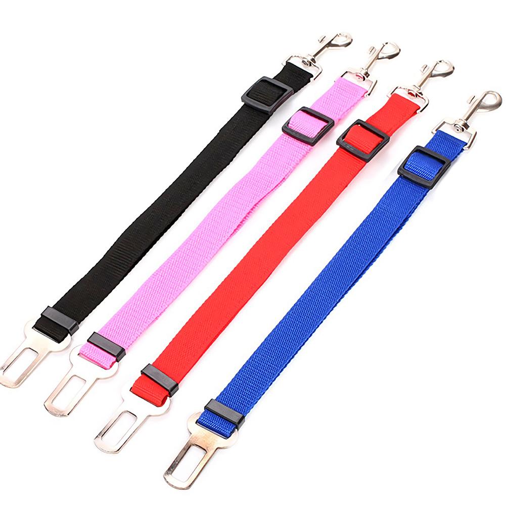 Adjustable Seat Belt Harness Cats Car Safety Seatbelt Dogs Car Puppy Lead Traction Rope Pets Supplies Animal Dogs