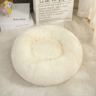 Super Soft Dog Bed Plush Cat Mat Dog Beds For Large Dogs Bed Labradors House Round Cushion Pet Product AccessoriesDog Cat House