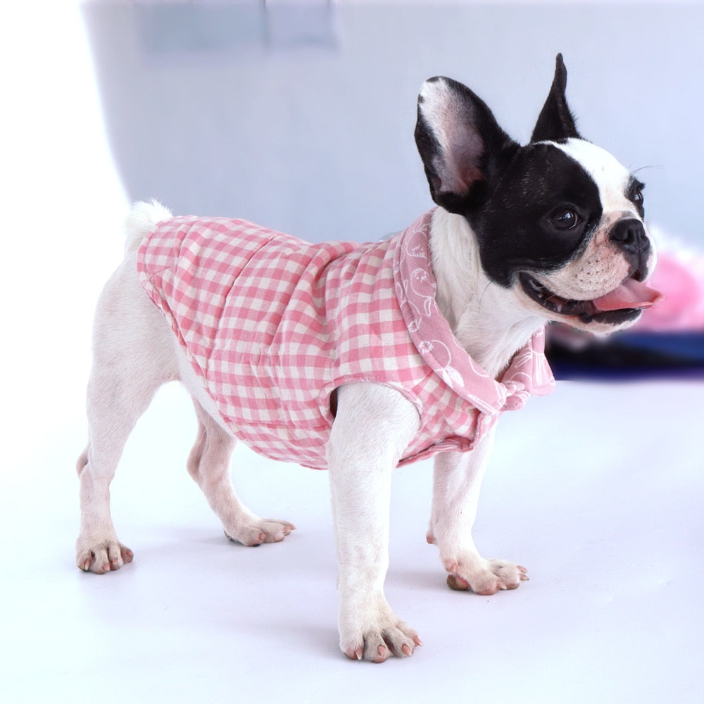 Pet Clothes French Bulldog Puppy Dog Clothes Coat Dog Jacket Winter For Small Medium Dogs Chihuahua Yorkshire Ropa Para Perro