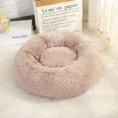 Super Soft Dog Bed Plush Cat Mat Dog Beds For Large Dogs Bed Labradors House Round Cushion Pet Product AccessoriesDog Cat House