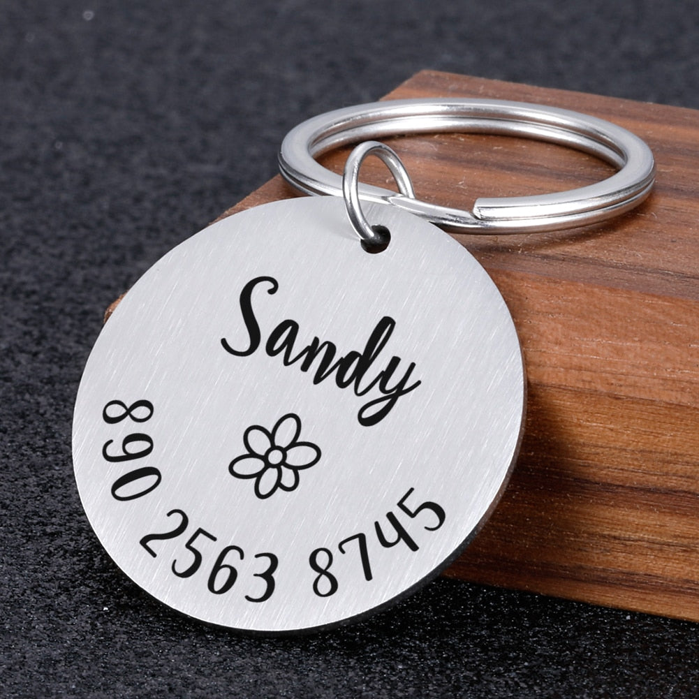 Anti-lost ID Tag Collar Dog Personalized Pet ID Tag Engraved Pet ID Name for Cat Puppy Dog Collar Tag Custom Name Pet Accessorie