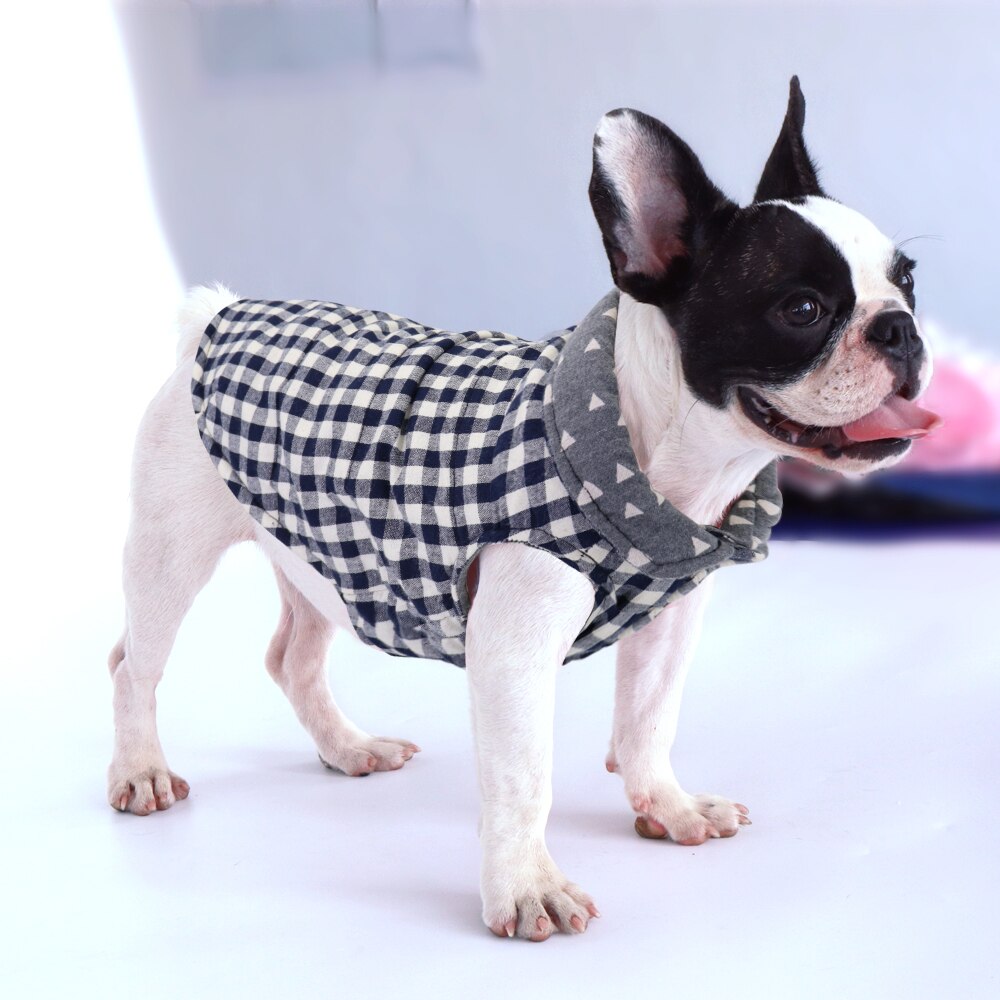 Pet Clothes French Bulldog Puppy Dog Clothes Coat Dog Jacket Winter For Small Medium Dogs Chihuahua Yorkshire Ropa Para Perro