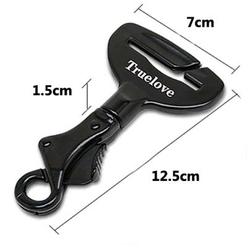 Truelove Pet Vehicle Car Dog Seat Belt Locking Snap for Harness Collar Leash Supplies Safety Clip for Dog Safety Car Seat Belt