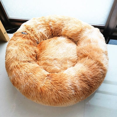 Super Soft Dog Bed Plush Cat Mat Dog Beds For Large Dogs Bed Labradors House Round Cushion Pet Product AccessoriesDog Cat House