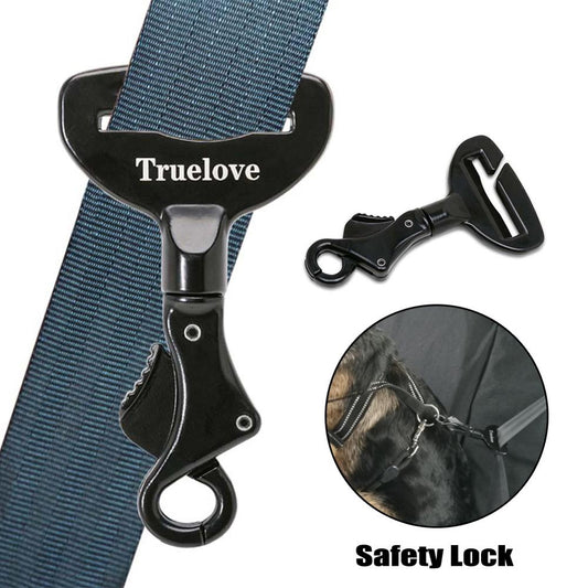 Truelove Pet Vehicle Car Dog Seat Belt Locking Snap for Harness Collar Leash Supplies Safety Clip for Dog Safety Car Seat Belt