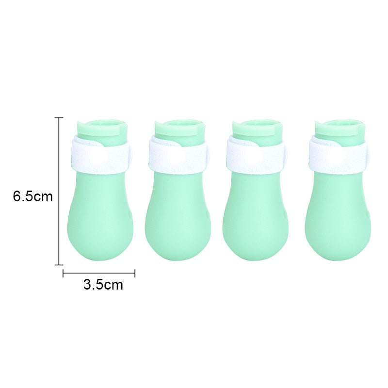 HOOPET Anti-biting Bath Washing Cat Claw Cover Cut Nails Foot Cover Pet Paw Protector for Anti-Scratch Cat Shoes Boots