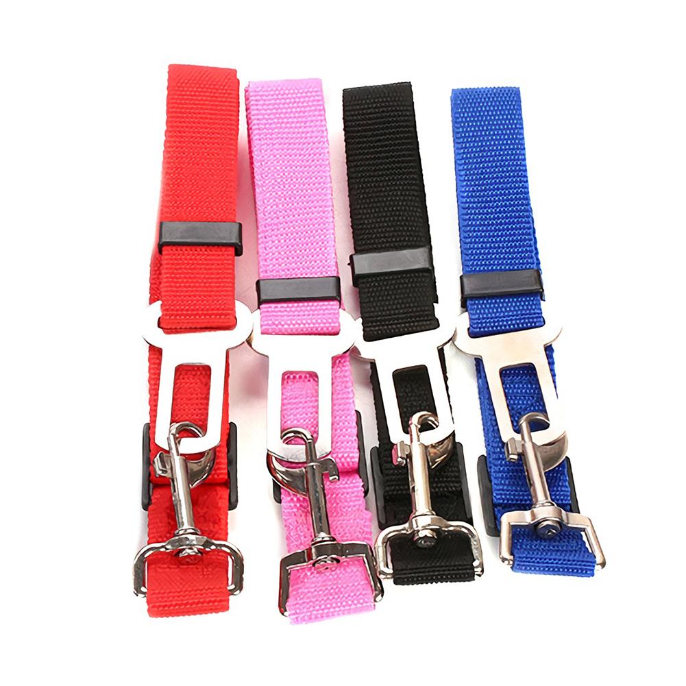 Adjustable Seat Belt Harness Cats Car Safety Seatbelt Dogs Car Puppy Lead Traction Rope Pets Supplies Animal Dogs