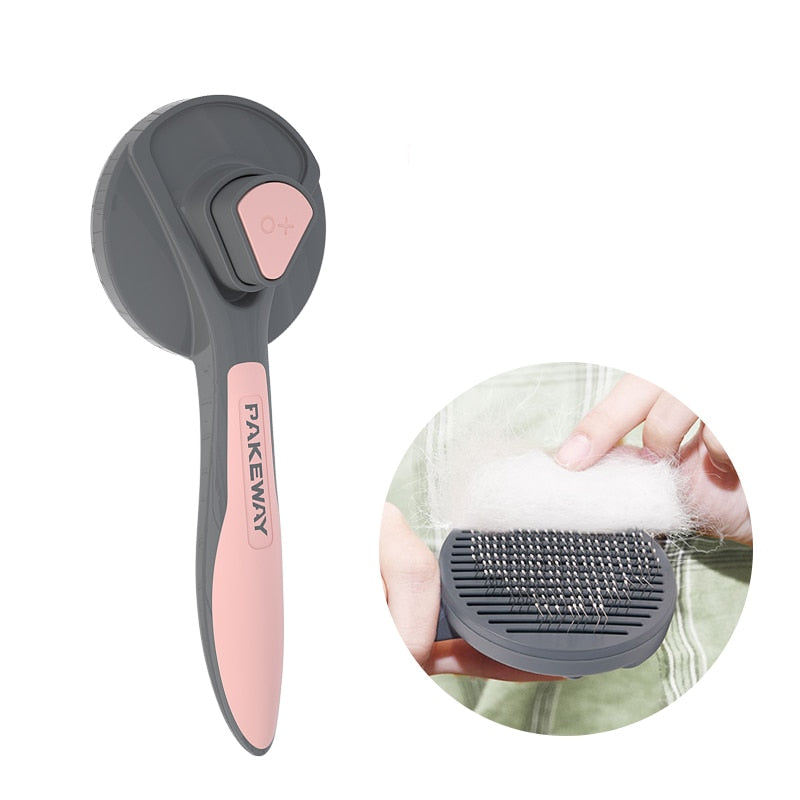 New Pet Cat Brush Massage Tool Dog Brush For Long Hair Grooming Cat Products For Pet Comb Anti Pulgas Dogs Kitten Accessories