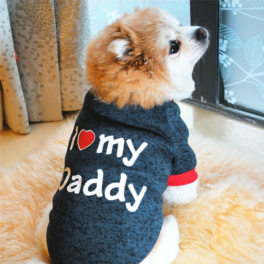 Dog Clothes Autumn Winter Pet Puppy Clothing For Small Dogs Cats Chihuahua Pug Yorkshire Pets French Bulldog Coat Ropa Perro