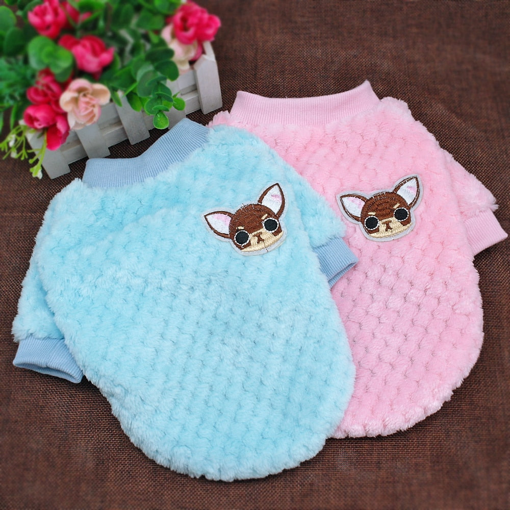 Puppy Dog Clothes Winter Warm Pet Dog Cat Clothes Hoodies For Small Dogs Cats Chihuahua Yorkshire Coat Outfit Pet Clothing