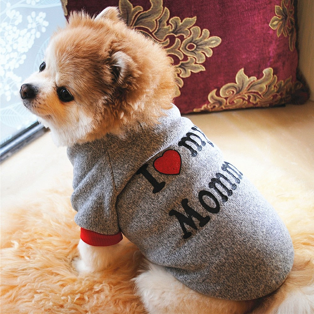 Dog Clothes Autumn Winter Pet Puppy Clothing For Small Dogs Cats Chihuahua Pug Yorkshire Pets French Bulldog Coat Ropa Perro