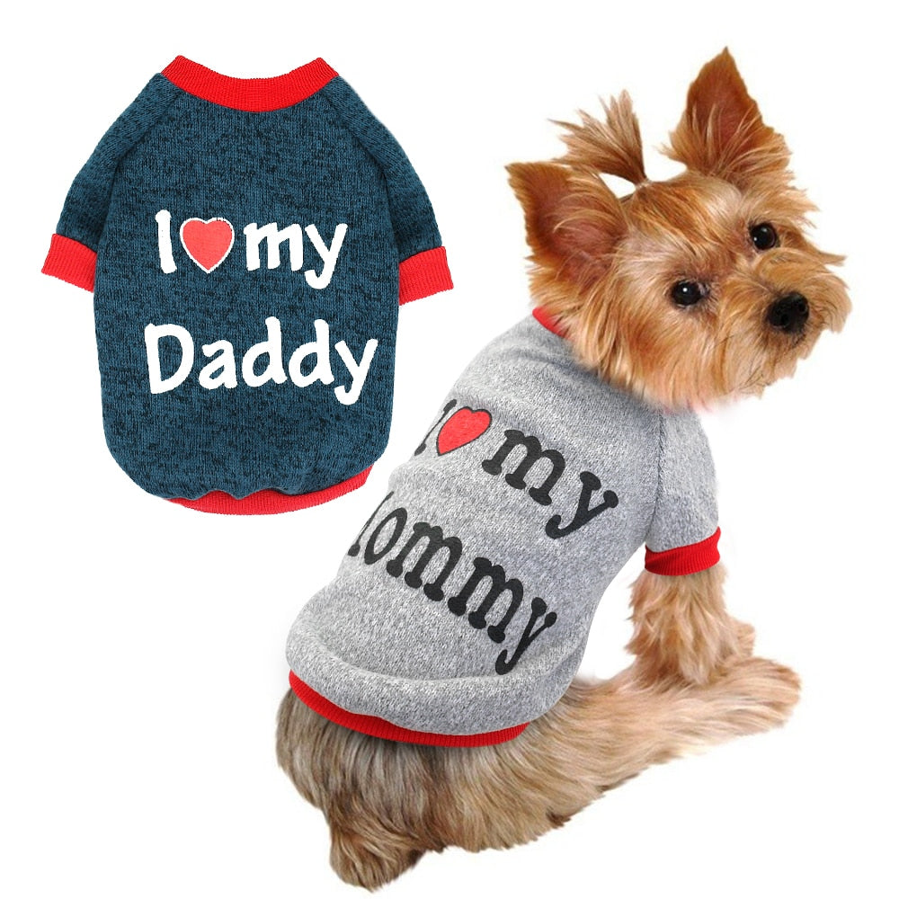 Dog Clothes Autumn Winter Pet Puppy Clothing For Small Dogs Cats Chihuahua Pug Yorkshire Pets French Bulldog Coat Ropa Perro