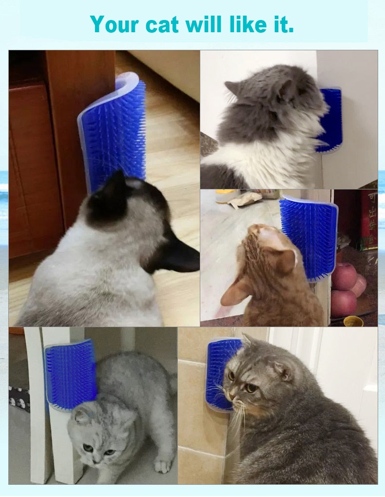 Pet Cat Self Grooming Brush Cat Gloves Hair Comb Cat Grooming Tool Hair Removal Comb Dogs Cat Brush Hair Shedding Massage Device