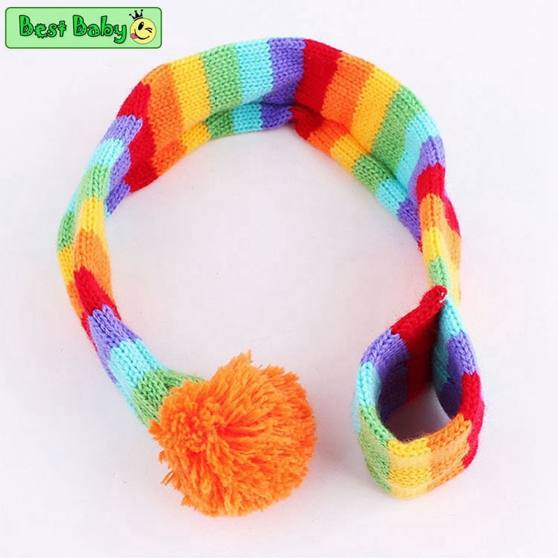 Winter Pet Puppy Accessories For Dogs Knitted Striped Hats Scarf Socks Little Small Big Animals Yorkshire Chihuahua Cat Products