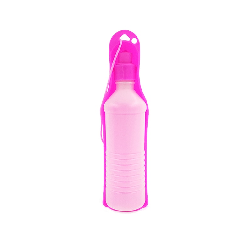 250ml/500ml Pet Folding Drinker Pet Dog Cat Outdoor Portable Drinking Bottle Bowl Pets Travel Drinker