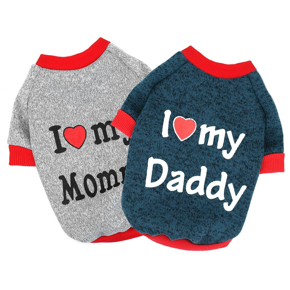 Dog Clothes Autumn Winter Pet Puppy Clothing For Small Dogs Cats Chihuahua Pug Yorkshire Pets French Bulldog Coat Ropa Perro