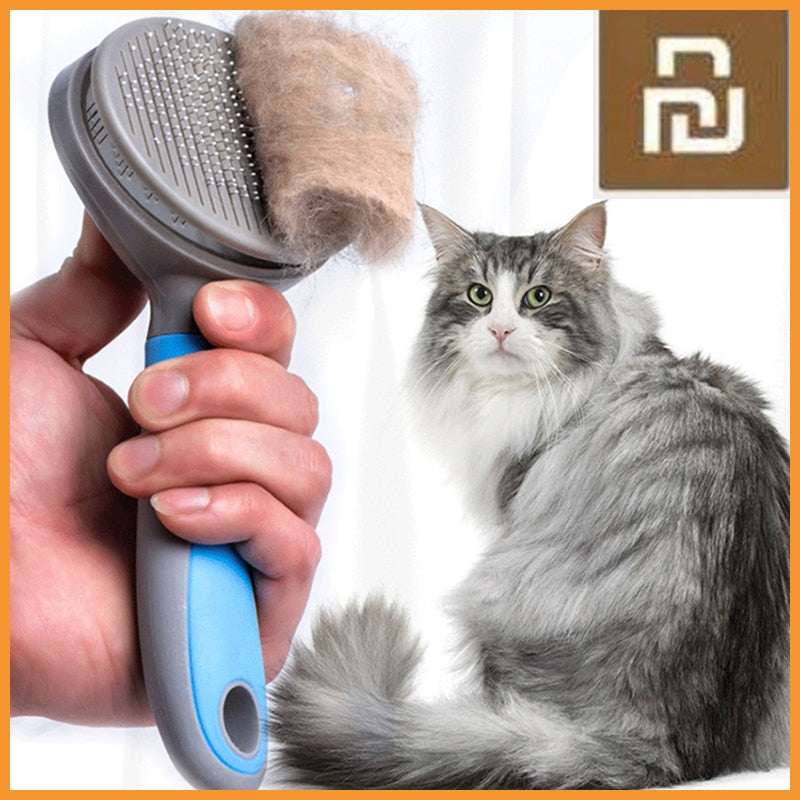 XiaomiYoupin Pet Cat Hair Removal Brush Comb Pet Grooming Tools Hair Shedding Trimmer Comb for Cats