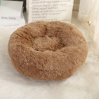 Super Soft Dog Bed Plush Cat Mat Dog Beds For Large Dogs Bed Labradors House Round Cushion Pet Product AccessoriesDog Cat House