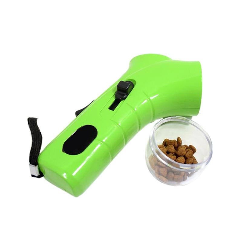 Creative Dog Food Treat Launcher Pet Snack Mini Food Feeder Catapult Pet Interactive Toys Jump Training Tools Dog Feeder