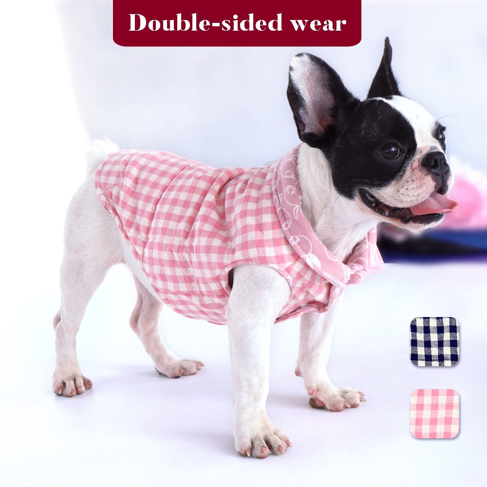 Pet Clothes French Bulldog Puppy Dog Clothes Coat Dog Jacket Winter For Small Medium Dogs Chihuahua Yorkshire Ropa Para Perro