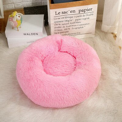 Super Soft Dog Bed Plush Cat Mat Dog Beds For Large Dogs Bed Labradors House Round Cushion Pet Product AccessoriesDog Cat House