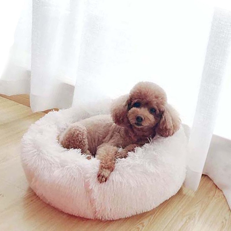 Super Soft Dog Bed Plush Cat Mat Dog Beds For Large Dogs Bed Labradors House Round Cushion Pet Product AccessoriesDog Cat House