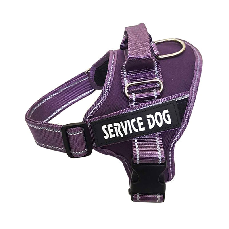 Nylon Dog Harness Personalized Reflective Pet K9 Harness For Small Medium Large Dogs Breathable Mesh Pad Dog Harness No Pull