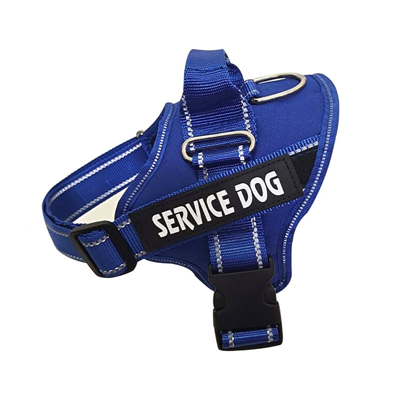 Nylon Dog Harness Personalized Reflective Pet K9 Harness For Small Medium Large Dogs Breathable Mesh Pad Dog Harness No Pull