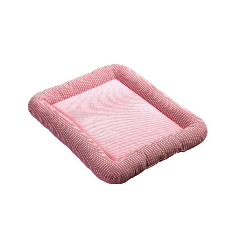 CAWAYI KENNEL Dog Cooling Mat Pet Ice Pad Teddy Mattress Pet Cool Mat Bed Cat Summer Keep Cool Ice Silk Cooling Dog Mat for Dogs